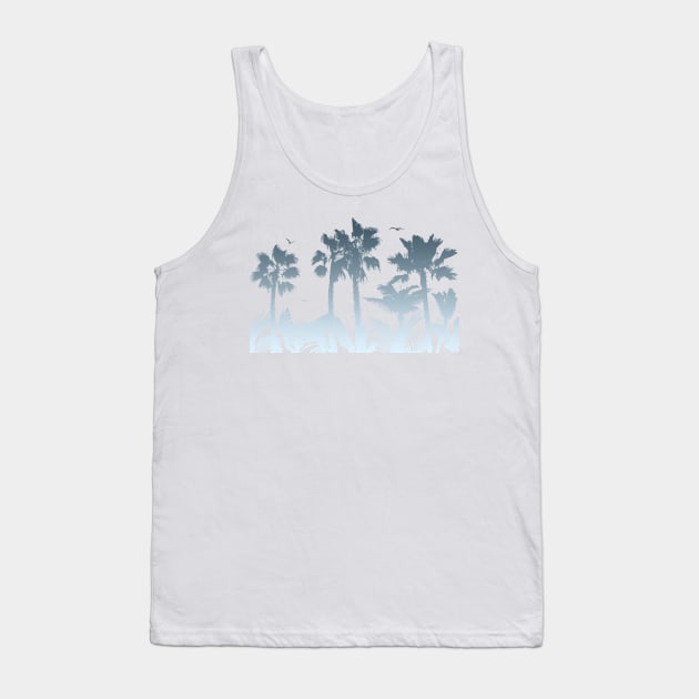 Sunset at Beach Park Tank Top by cesartorresart